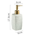 thumbnail image 4 of Dispensador de loción, porta desinfectante, bomba de viaje, botella de gel de ducha, prensa de mano, cerámica, 4 of 5