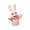 Pink, variant on Tootee Adorable Bunny Hand Puppet Toy with Active Mouth and Ventriloquist, Soft Plush Toys Language Kindergarten Performance Prop