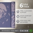 thumbnail image 2 of Esterilla de yoga Gaiam Premium con estampado de 6 mm, reversible, extra gruesa, 2 of 3