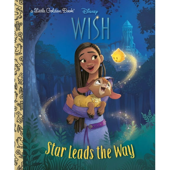 Little Golden Book Star Leads the Way (Disney Wish), (Hardcover)