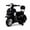 Black, variant on Official Vespa 6V Kids Electric Ride-On Scooter – 4-Wheel Anti-Rollover Motorbike – Headlight, Backrest, Training Wheels – Durable PP Battery Car for Toddlers – Red
