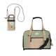 thumbnail image 3 of Transportín suave para perros y gatos pequeños, portátil, transpirable, plegable, bolso de hombro, bolso de viaje para cachorros y gatitos, gran espacio, 3 of 5