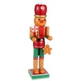 thumbnail image 3 of LOLIPPYY Wooden Nutcracker Gingerbread Figurine Christmas Decoration for Holiday Home Decor, 1 Piece, 3 of 8