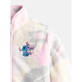 thumbnail image 2 of Disney Lilo & Stitch Girls Camo Floral Print Fleece Zip Up Jacket, Size 4-16, 2 of 3