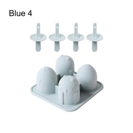 

Meizhencang 1 Set Ice Cream Mold Non-stick Low Temperature Resistance Silicone Kitchen Silicone Ice Cream Mold for Kids