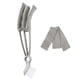 thumbnail image 4 of Wosthever Cepillo de limpieza de microfibra de doble para persianas y limpiador de ventanas, plumero, operación con una sola mano, gris + paño Type2 NO2, 4 of 6