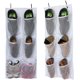 thumbnail image 1 of 2 paquetes de organizador de zapatos estrecho sobre la puerta/pared, pequeño zapatero colgante para armario con bolsillo de malla transparente para baño, (blanco), 1 of 5
