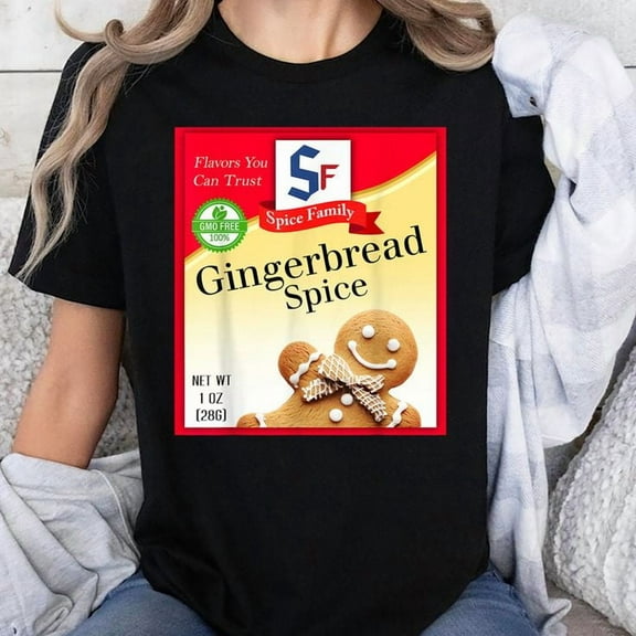 Ginger Bread Spice Group Costume Family Matching Halloween T-Shirt Unisex, Sizes S-5XL - Gategoo