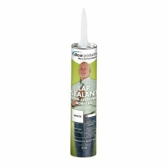 DICOR CORP 551LSD1 10.3 Oz. Non-Sag Lap Sealant, Dove - Bright White