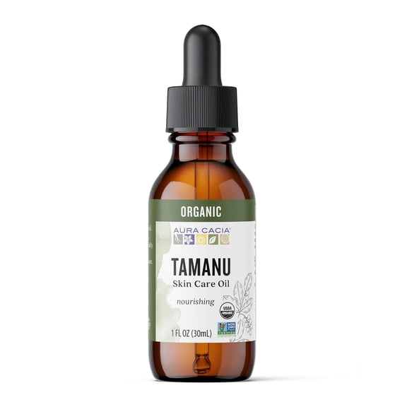 Aura Cacia Organic Skin Care Tamanu Organic Oil Bottle - 1 Oz