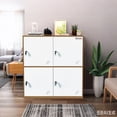 thumbnail image 6 of MECOLOR -Metal Gym Office School and Employee Locker Cabinet with 4 Doors White Color, 6 of 7