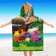 thumbnail image 3 of Backyardigans Hooded Poncho Towels, Soft & Absorbent Microfiber Beach Towel, Swimming Pool Changing Robe Bathrobe Bath Towel, 3 of 6