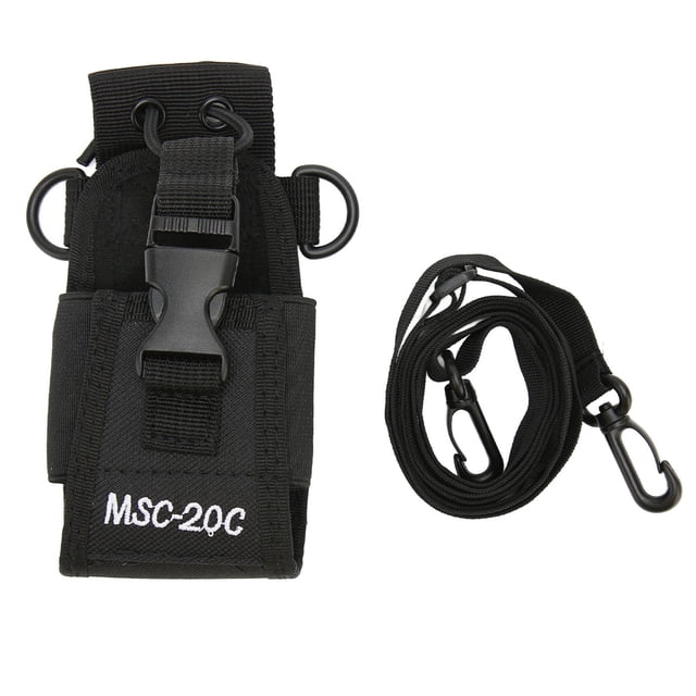 Soporte para Walkie Talkie, funda de nailon Universal portátil ligera para Radio de 2 vías MSC 20C