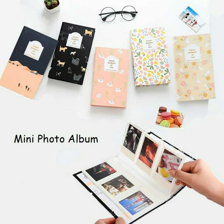 Photo Albums, Each Mini Photo Album Holds Up to 84 Photos, Flexible, Removable Covers Come in Random, Assorted Patterns and