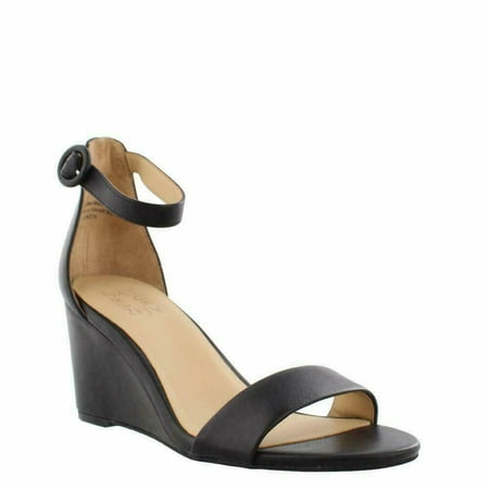 Naturalizer Women London Open Toe Casual Ankle Strap Sandals Black Shoe Size 8.5
