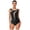 Black, variant on Gymnastics Leotard for Women Rhinestones Ballet Leotards Mesh Patchwork Figure Skating Bodysuit Purple L