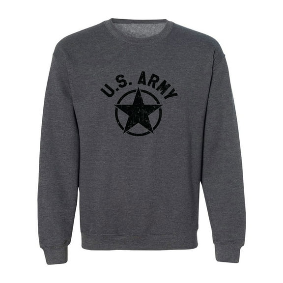 U.S. Army Vintage Arch Logo with black ink Crewneck Sweatshirt