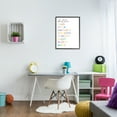 thumbnail image 2 of Stupell Home Décor Industries Hello Ciao Hola Namaste Greetings Rainbow Typography, 24 x 30, Designed by Elizabeth Tyndall, 2 of 6