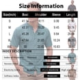 thumbnail image 3 of GrmtClth Men's Waffle Knit Stand Collar Shirt Casual Short Sleeve Full Button Placket Top Lightweight Breathable Ribbed Textured Solid Color Summer Everyday Wear Tops White M, 3 of 6