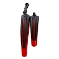 thumbnail image 3 of Juego De Guardabarros Para Bicicleta ANGGREK Negro Y Rojo 2 Piezas, 3 of 8