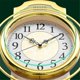 thumbnail image 5 of Reloj de pared oscilante retro europeo, sencillo y elegante, for sala de estar, dormitorio, silencioso, de cuarzo, dorado/marrón., 5 of 7