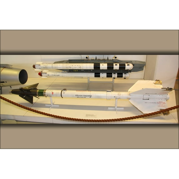 24"x36" Gallery Poster, R-13M training missile used in MiG-21bis fighters