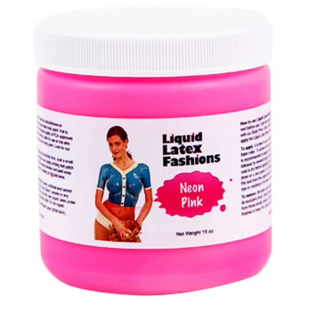 16oz Neon Pink Liquid Latex *Ammonia Free* Body Paint