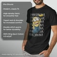 thumbnail image 6 of Men's Despicable Me Minions Banana Repeat Graphic Tee Black 5X Large, 6 of 9