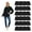 24 Pack Black, variant on 24 Pack Women’s Oversized Crew Neck Sweatshirt, Fleece Lined, Bulk Wholesale Sweatshirts for Charities & Events (24 Pack Assorted Black, Gray, Navy Blue, 3X-Large)