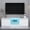 White-A, variant on 145 Modern 57" TV Stand Matte Body High Gloss Fronts with 16 Color LEDs