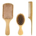 thumbnail image 1 of 3PCS Hair Comb Set Creative Bamboo Hair Brush Paddle Hair Comb Massage Hair Comb, 1 of 7