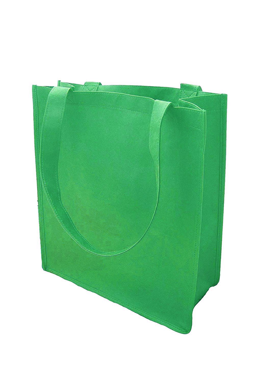 Reusable Grocery Shopping Bags w/ Gusset Recyclable NonWoven Large
