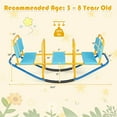 thumbnail image 2 of Gymax Kids Teeter Totter Outdoor Teeter Totter Gift for Children Boys Girl, 2 of 10