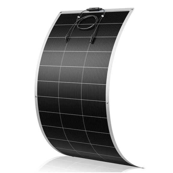 WERCHTAY 300W Flexible Solar Panel, 12V High-Efficiency Monocrystalline PV Module for RV, Camping, Marine and Home Off-Grid