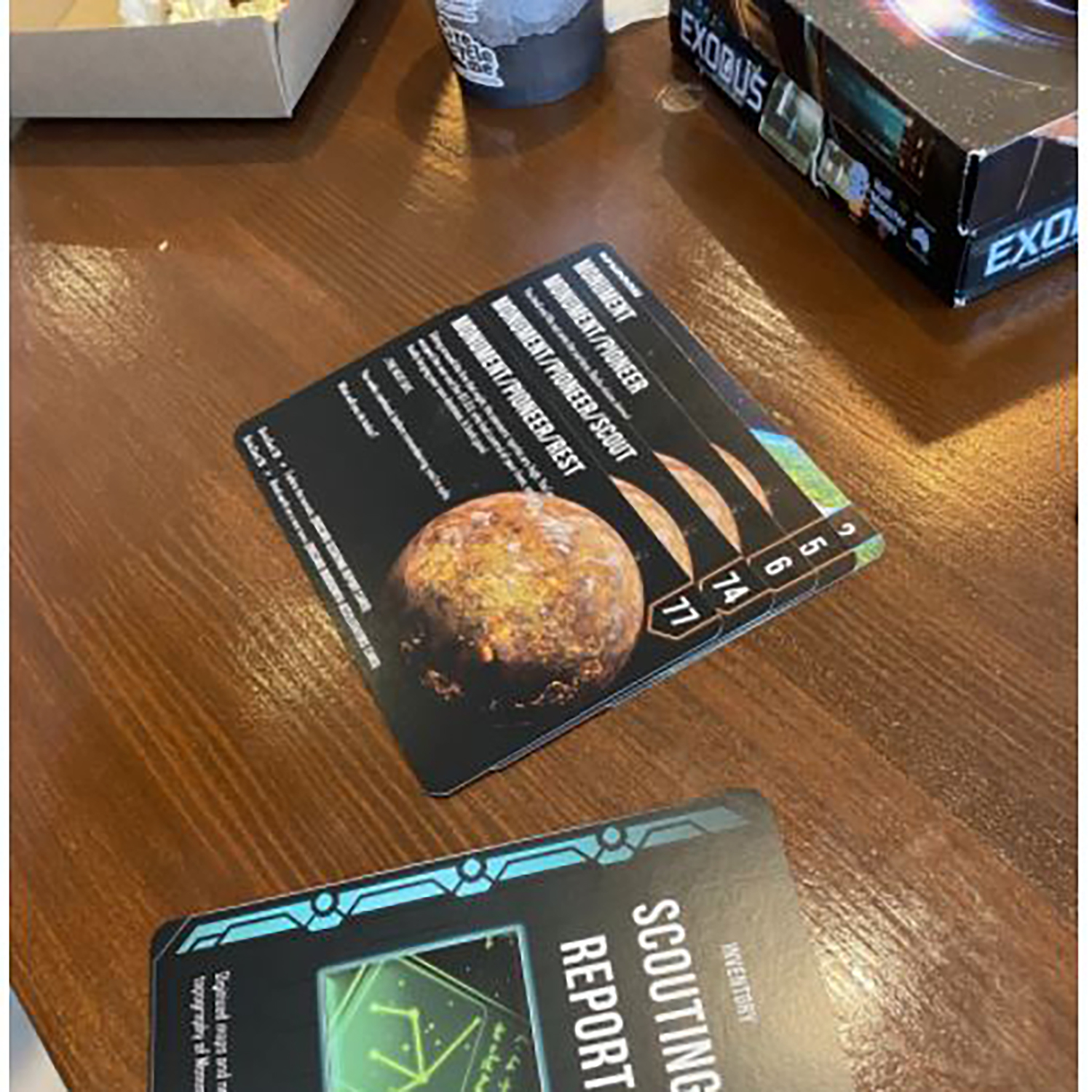 Exodus: Choose Your Own Adventure Card Game - Xenohunters Universe. Age 8+, 1-5 Players, 15-60 Min Game Play. Half-Monster Games