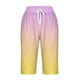thumbnail image 4 of Puntoco Pantalones cortos de verano para mujer, moda 2024, pantalones cortos para mujer, pantalones casuales, pierna recta, cordón, cintura elástica, pantalones sueltos y cómodos con bolsillos, 4 of 5