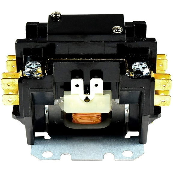 HQRP Single Pole / 1 Pole 30 Amp 24-Volt Condenser Contactor Compatible with Amana Trane 0351802X67, 301362-101, HN51CC024, P282-1304, 301323-101, P282-1305 Replacement UL