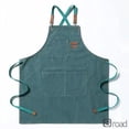 thumbnail image 2 of Delantal De Cocina Unisex Con Tirantes Cruzados – Lona Resistente, Ajustable, Bolsillos XL, Para Cocinar, Parrilla, Cafés Y Salones,green, 2 of 8