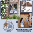 thumbnail image 2 of Creative Wooden Sign Welcome Listing Indoor Door Pendant  Listing, 2 of 6