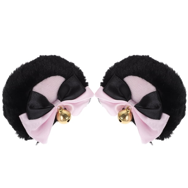 1 par de orejas de oso clips cabello horquilla lolita cosplay