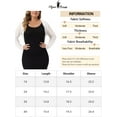 thumbnail image 6 of Unique Bargains Women Plus Size Sheer Open Front Cropped Long Sleeve Lace Cardigan 1X White, 6 of 6