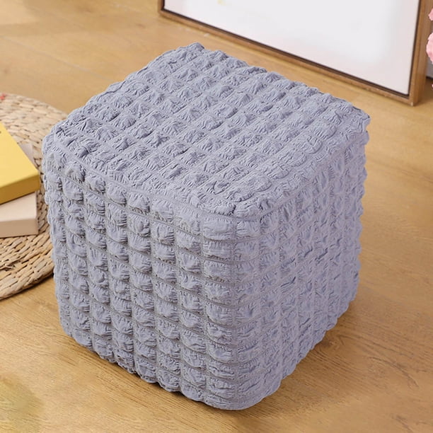 Funda Elástica Yotijar para Reposapiés Cuadrado Suave Extraíble Color Gris