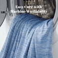thumbnail image 3 of Sonive 90" × 90" Cooling Blanket for Hot Sleepers, Double-Sided Summer Blanket, Cool-Touch Fabric, Machine Washable (Queen, Blue), 3 of 7