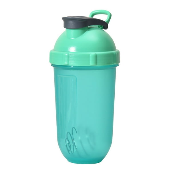 Vaso de agua de plástico de gran capacidad con polvo de proteína graduado, vaso agitador para fitness, vaso mezclador práctico, vaso agitador