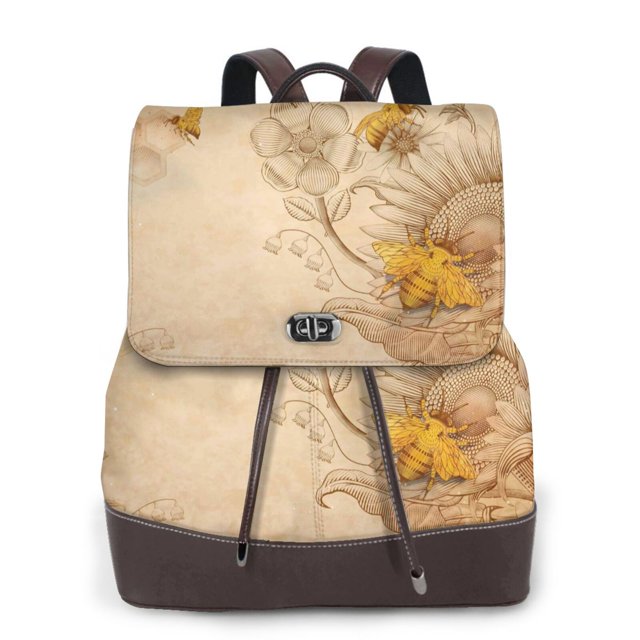 Fotbe Mochila Bolso con Estampado para Mujer, Mochila Antirrobo de Nylon Impermeable, Bolsa Ligera de Hombro