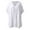 White, variant on Swim Coverup Ladies Summer Patchwork Flower Border Sun Beach Bikini Smock Skirt Large Size Swimsuit Cover White,A
