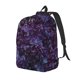 thumbnail image 1 of Balery Lilac Mochila Clásica Impresa Básica para Viaje, Mochila Escolar Resistente al Agua, Mochila de Lona con Correas Ajustables-Small, 1 of 5