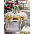 thumbnail image 5 of Outdoor Tablecloth with Umbrella Hole for Patio/Picnic/Party/Camping, Sunflower Eucalyptus Waterproof Table Cloth Round Cover Washable, Farmhouse Weeping Botanical Linen (Dia 60"), 5 of 8