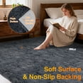 thumbnail image 3 of Large Heated Floor Mat with Remote - 6 Heat Settings, Dual-Zone Warming, Auto Shutoff, Safe for Hardwood & Tile, Plush Electric Rug for Living Room, Office, 5X7ft, 3 of 13