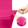 6 Pack 6 Feet Pink Spandex Tablecloth for Rectangular Tables, Fitted ...